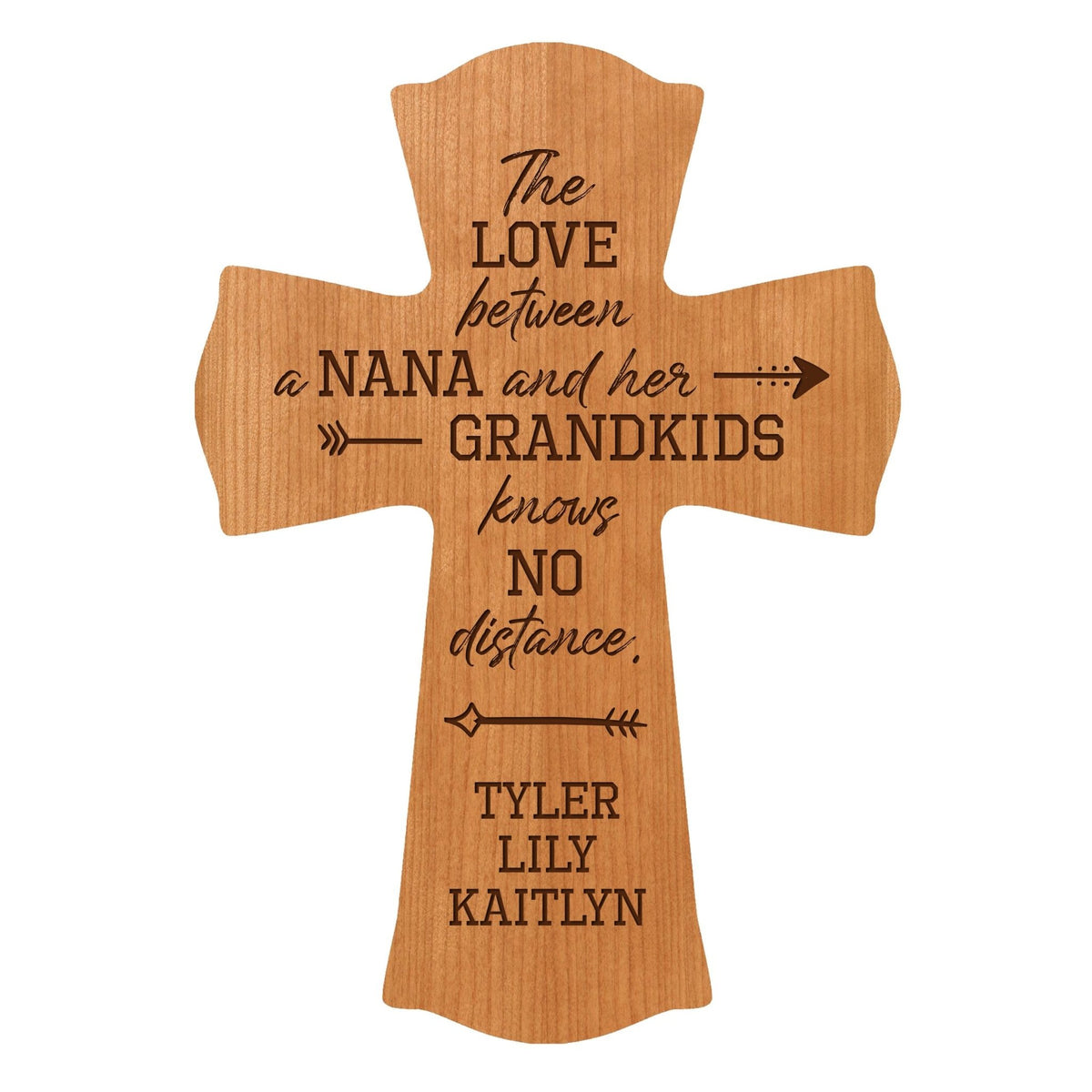 Personalized Mother’s Day Nana The Love Between - 8.5x11 Crosses - LifeSong Milestones
