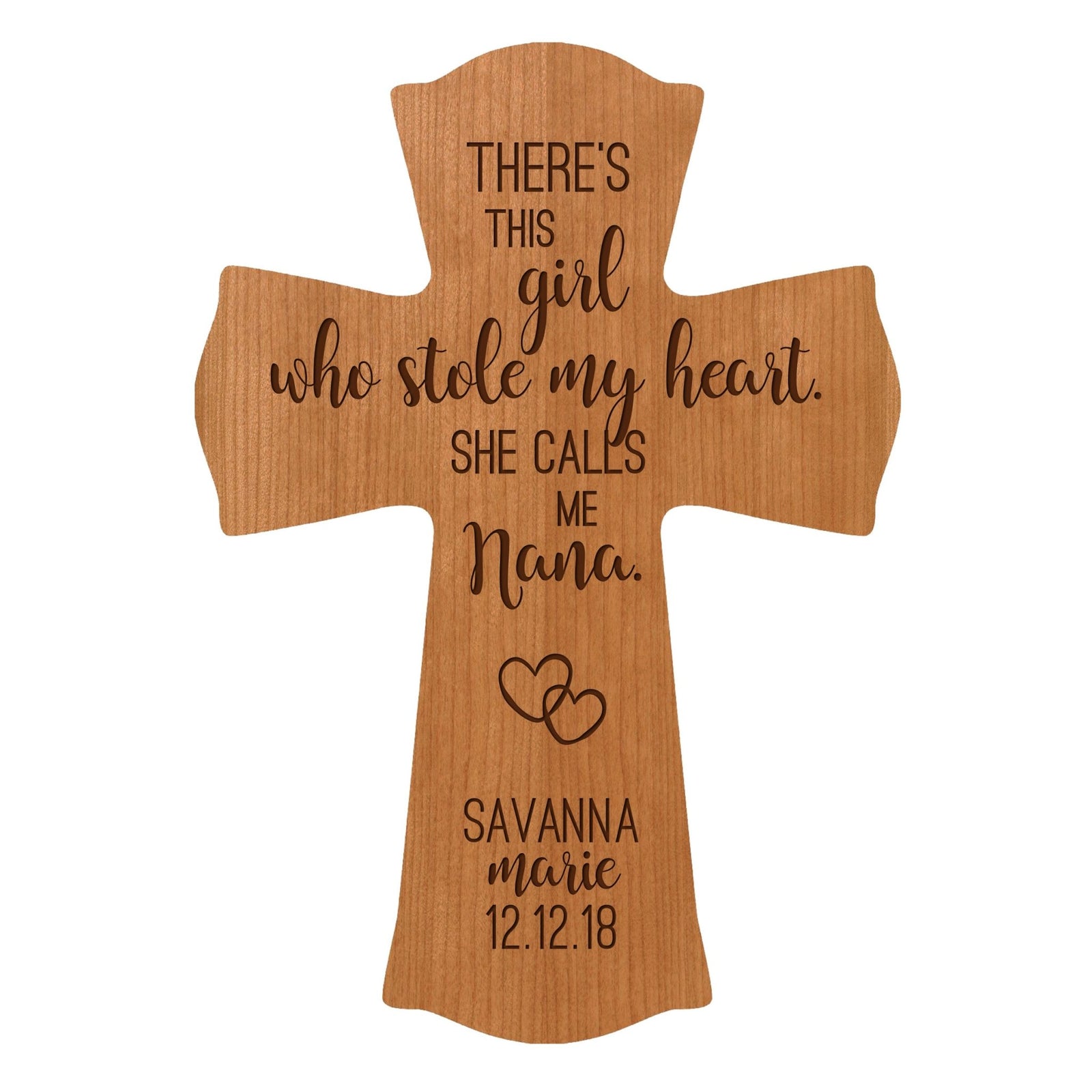 Personalized Mother’s Day Nana There’s This Girl - 8.5x11 Crosses - LifeSong Milestones