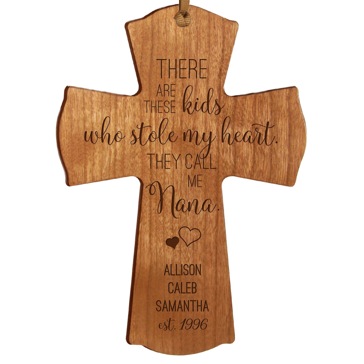 Personalized Mother’s Day Nana These Kids - Mini Crosses - LifeSong Milestones