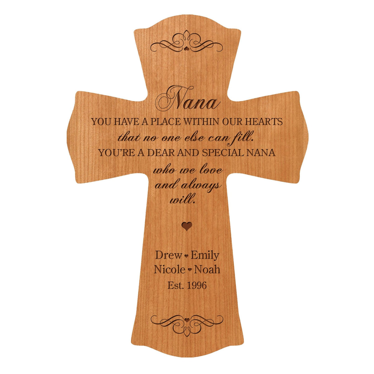Personalized Mother’s Day Nana You Have A Place - 8.5x11 Crosses - LifeSong Milestones