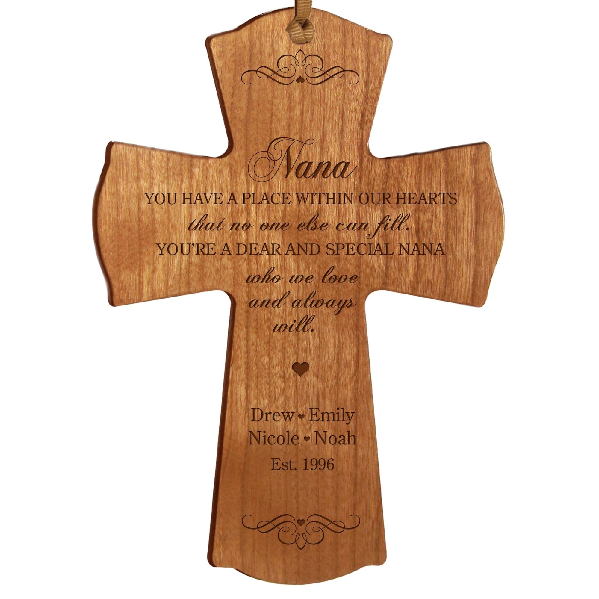 Personalized Mother’s Day Nana You Have A Place - Mini Crosses - LifeSong Milestones