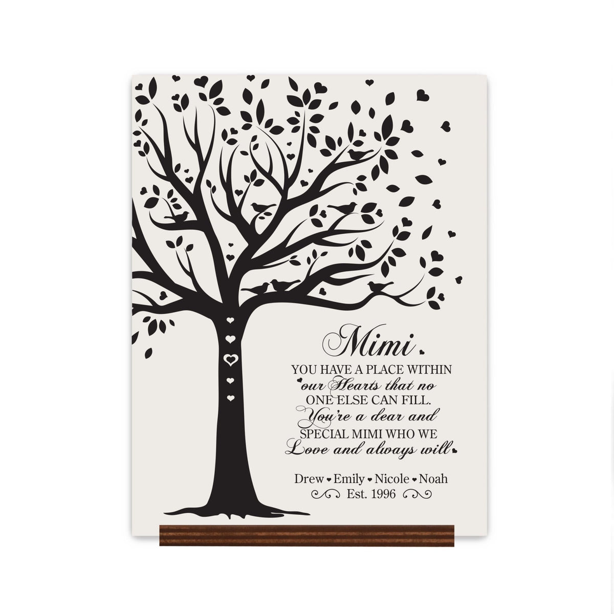Personalized Mother's Day Sign With Base - You Have A Place 12x15 - LifeSong Milestones
