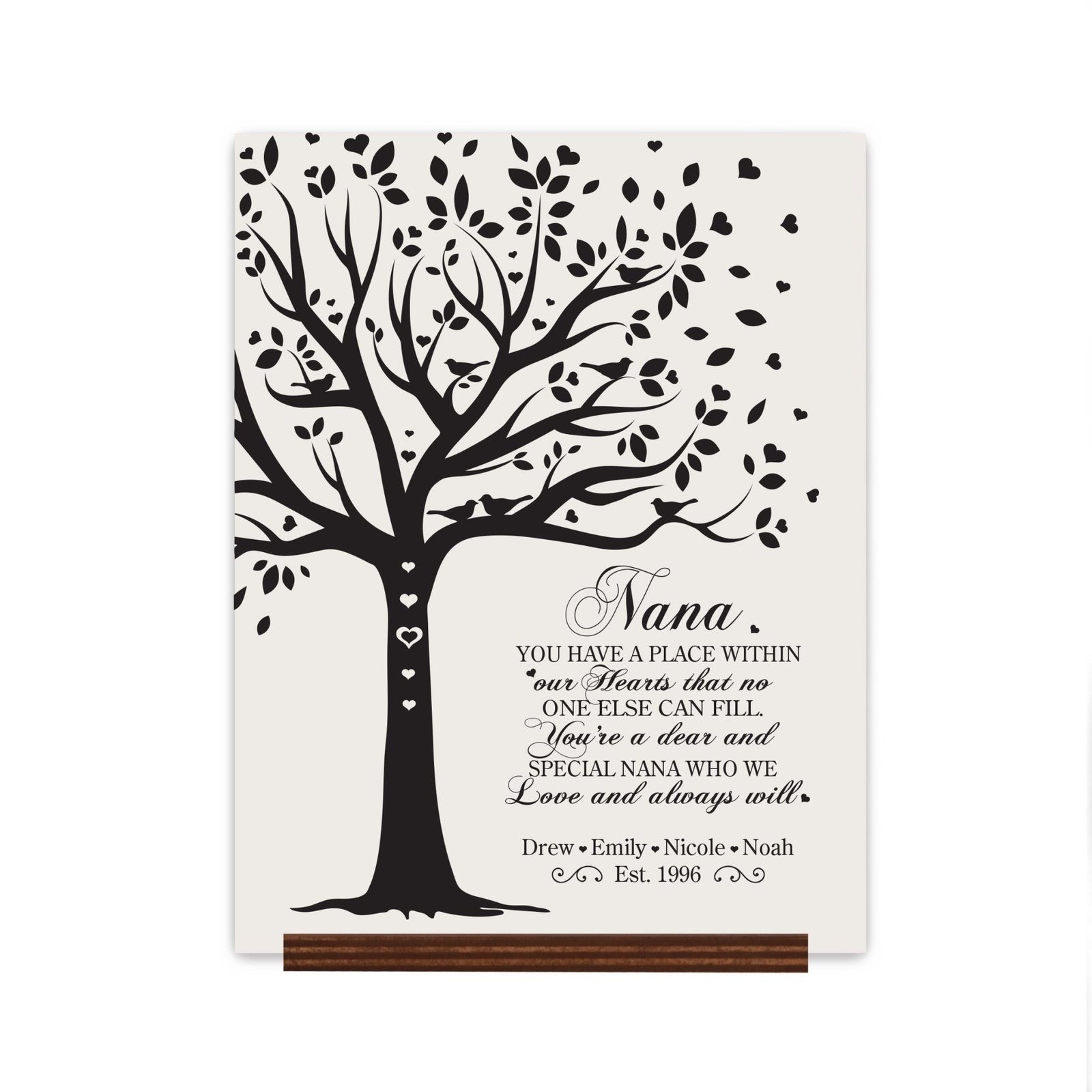 Personalized Mother's Day Sign With Base - You Have A Place 12x15 - LifeSong Milestones