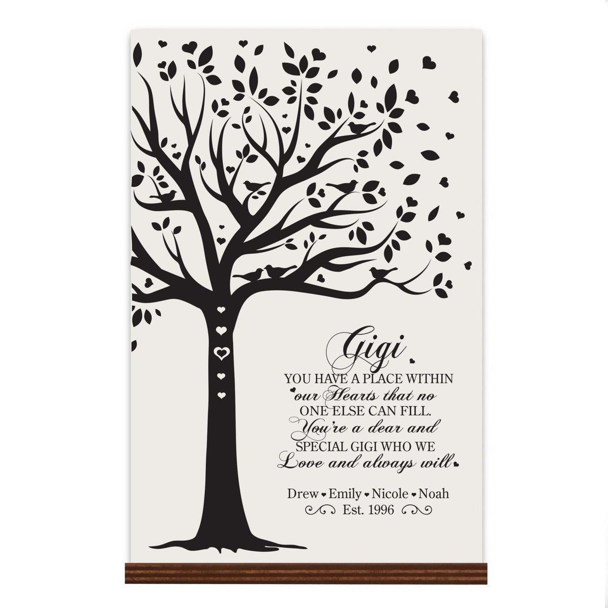 Personalized Mother's Day Sign With Base - You Have A Place 8x12 - LifeSong Milestones