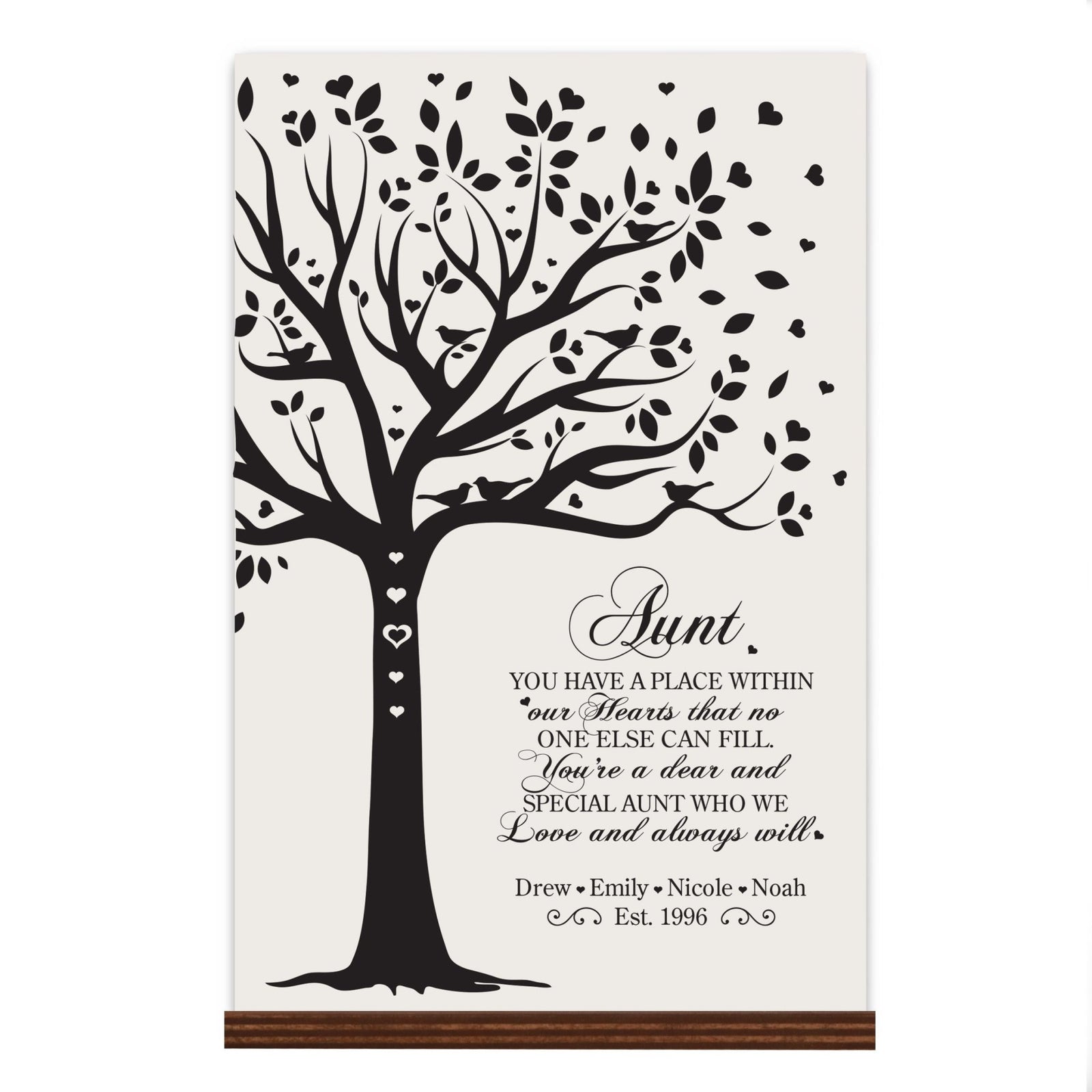Personalized Mother's Day Sign With Base - You Have A Place 8x12 - LifeSong Milestones