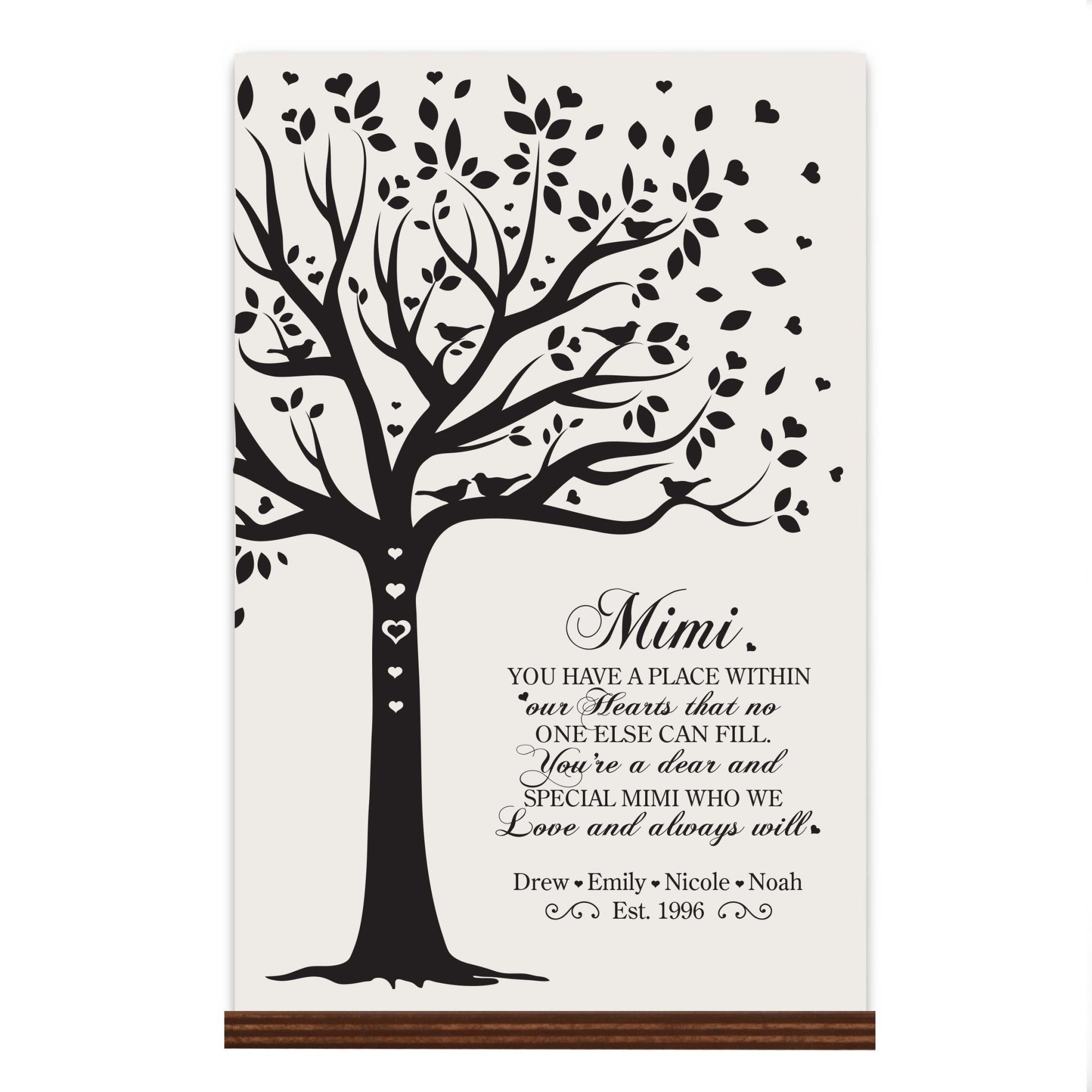 Personalized Mother's Day Sign With Base - You Have A Place 8x12 - LifeSong Milestones