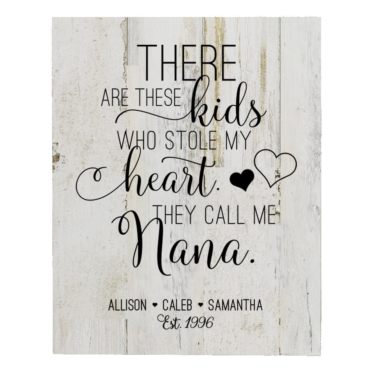 Personalized Mother's Day Wall Plaque - Stole My Heart - LifeSong Milestones