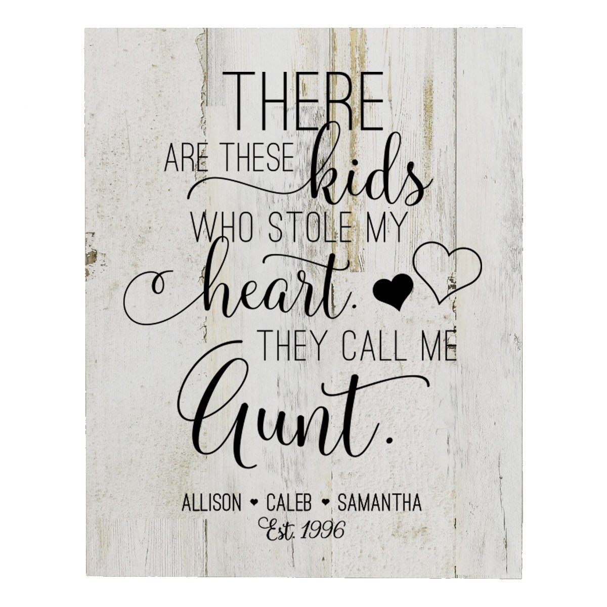 Personalized Mother&#39;s Day Wall Plaque - Stole My Heart - LifeSong Milestones