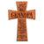 Personalized My Grandma Family Wall Cross - Cherry Wood 12 x 17 - LifeSong Milestones