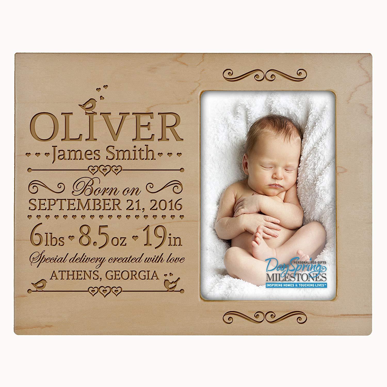 Personalized New Baby Photo Frame - Special Delivery - LifeSong Milestones