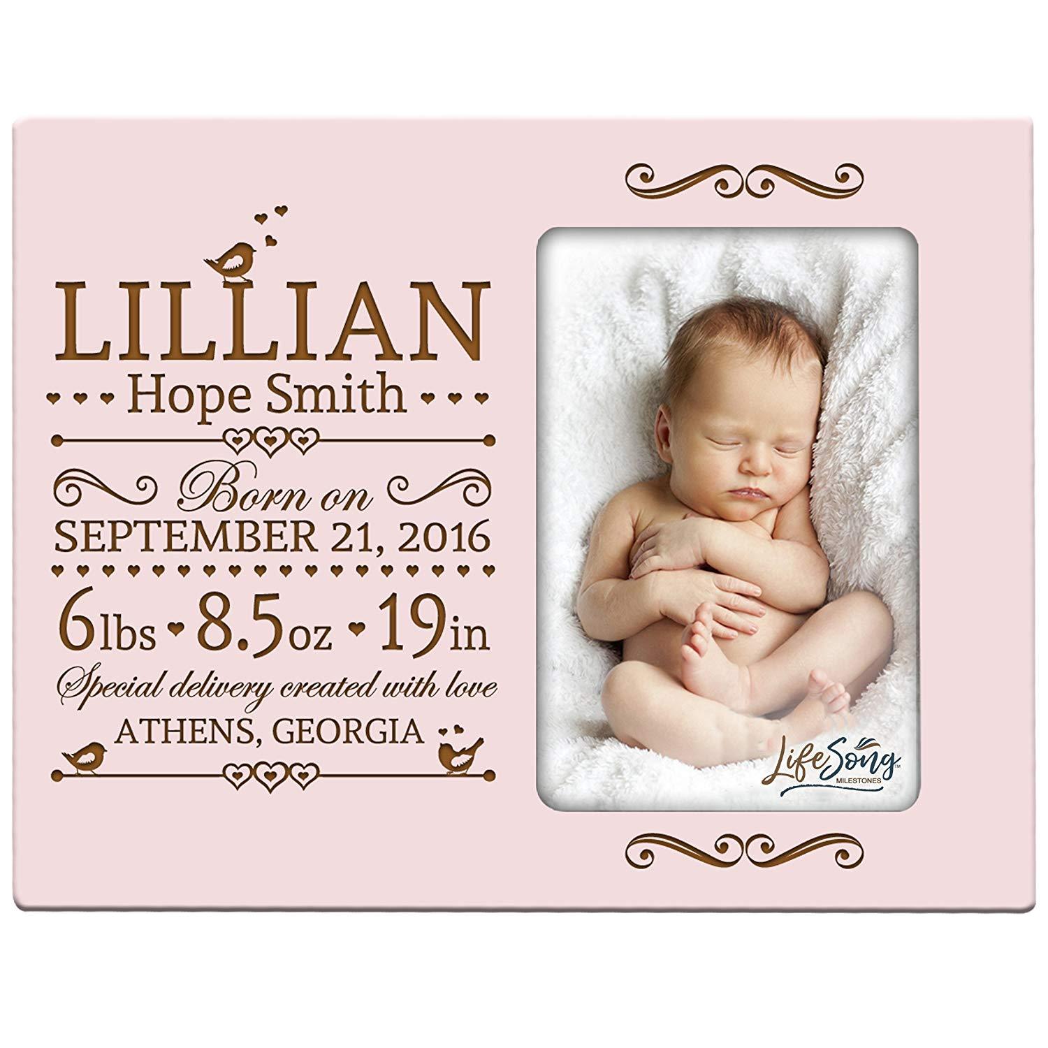 Personalized New Baby Photo Frame - Special Delivery - LifeSong Milestones