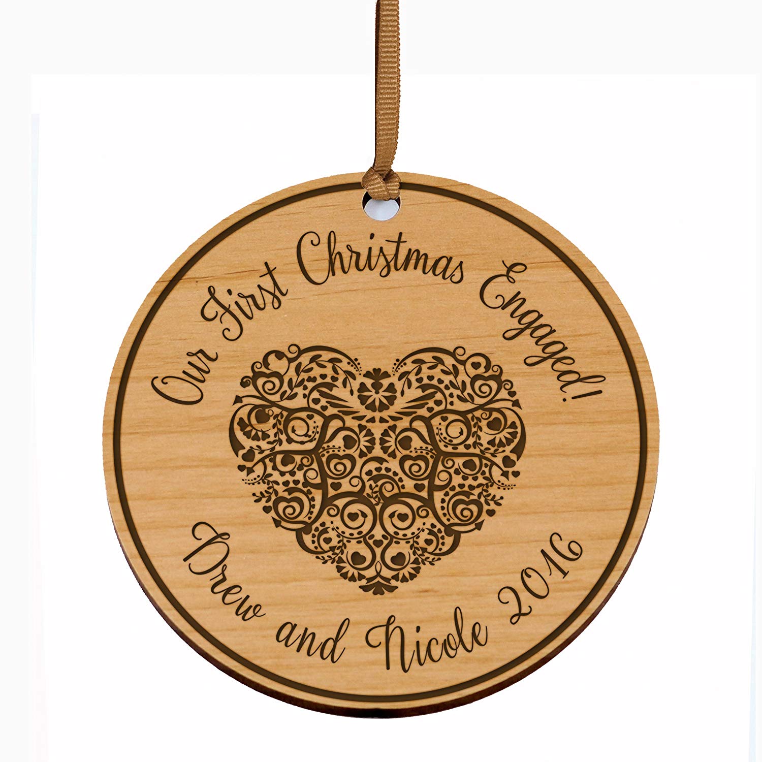 Personalized Our First Christmas Ornaments - LifeSong Milestones