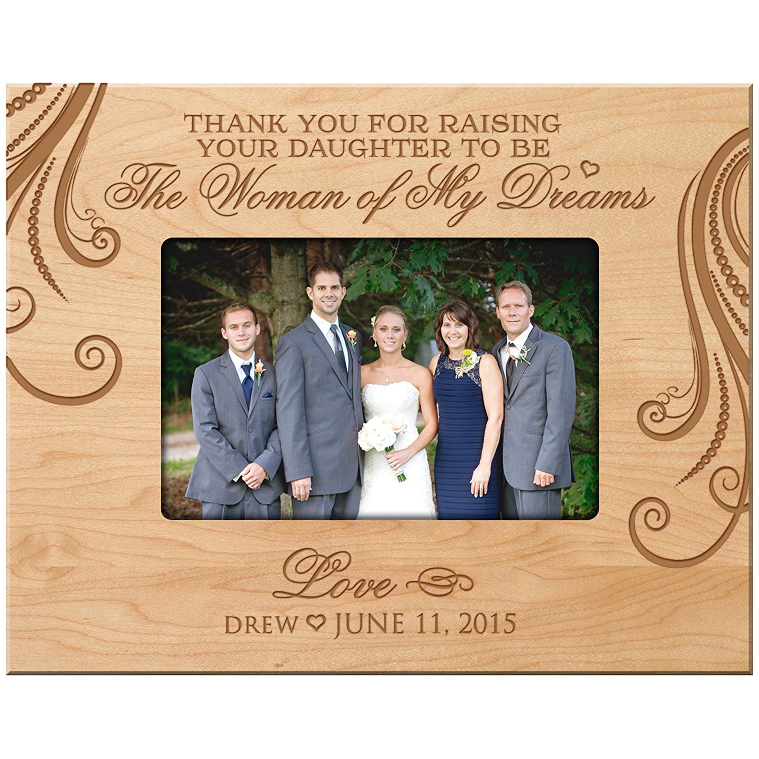 Personalized Parent Wedding Frame Gift - The Women Of My Dreams - LifeSong Milestones