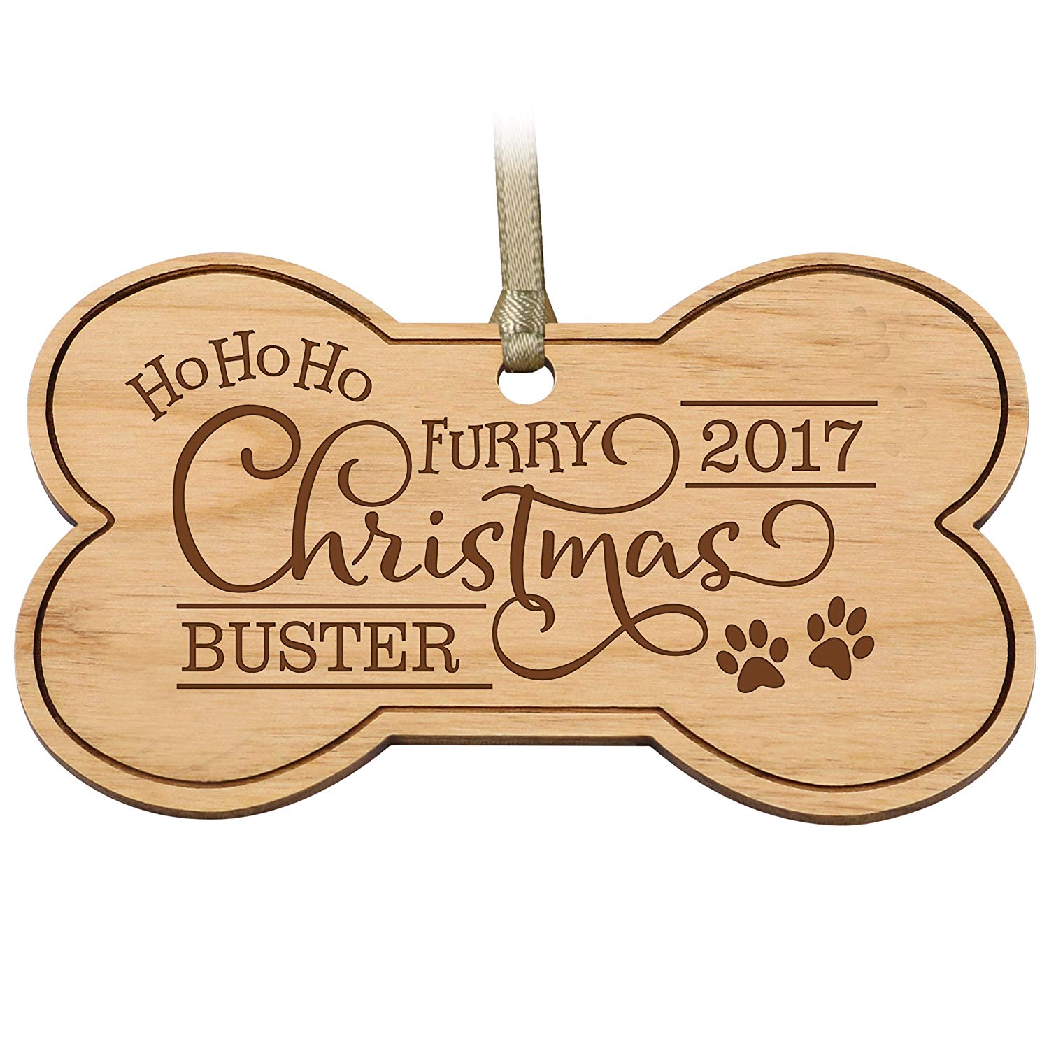 Personalized Pet Christmas Ornament - Furry Christmas - LifeSong Milestones