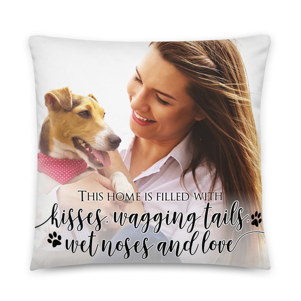 Personalized Pet Memorial Printed Throw Pillow - This Home Is Filled - LifeSong Milestones