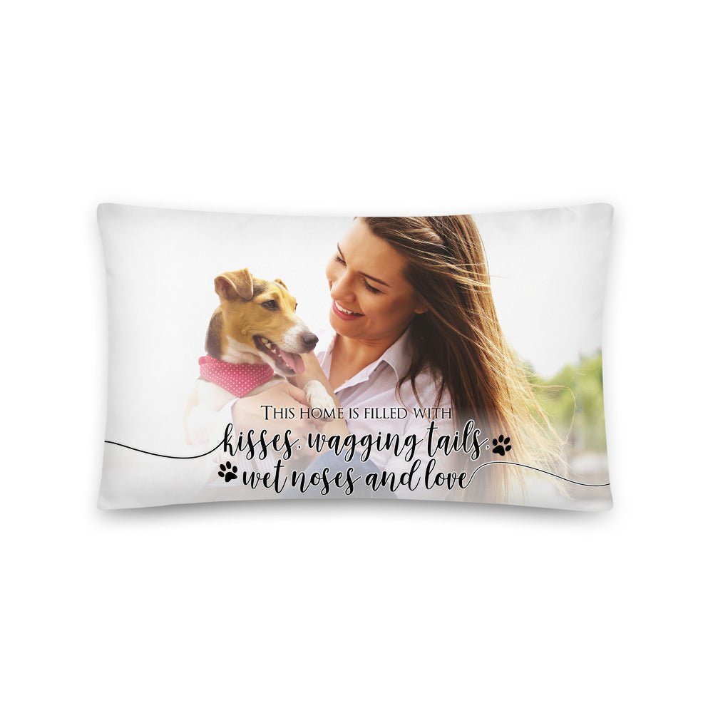 Personalized Pet Memorial Printed Throw Pillow - This Home Is Filled - LifeSong Milestones