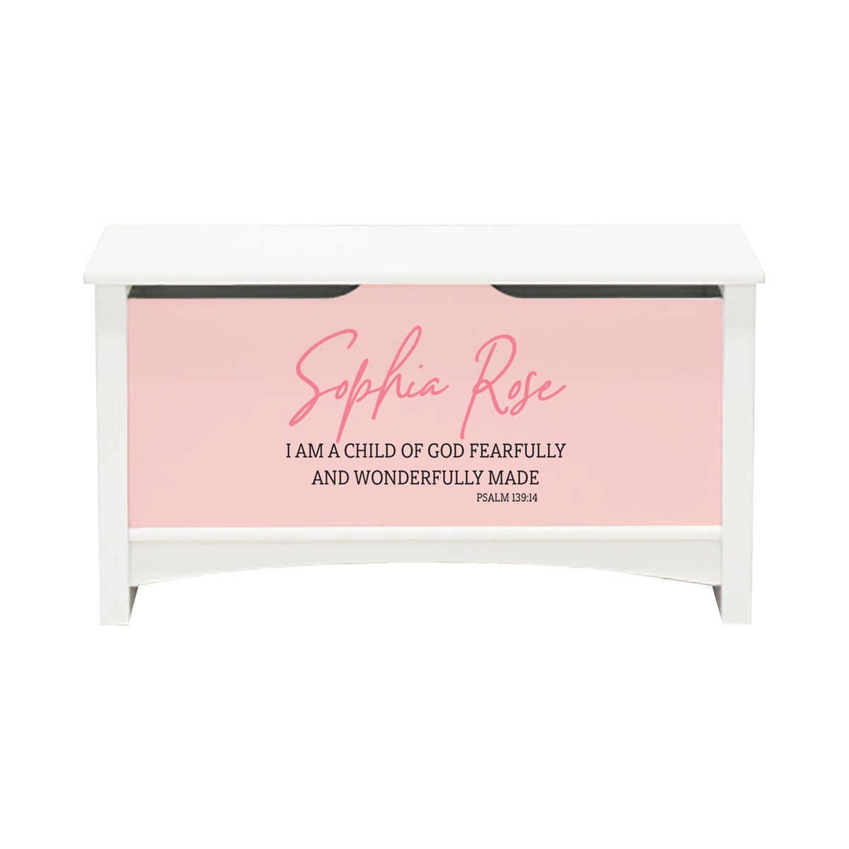 Personalized Room Organizer Toy Blanket Storage Chest Box - (BOYS AND GIRLS) - LifeSong Milestones