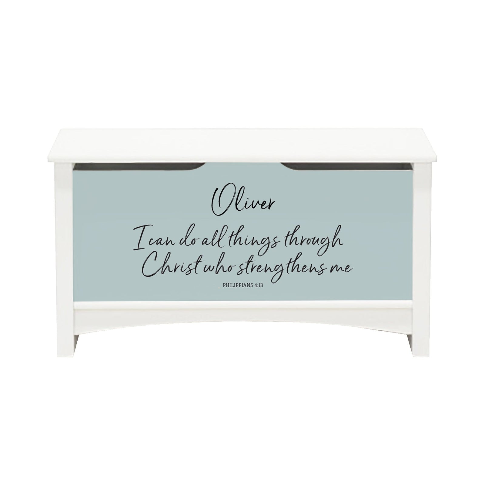 Personalized Room Organizer Toy Blanket Storage Chest Box - (BOYS AND GIRLS) - LifeSong Milestones