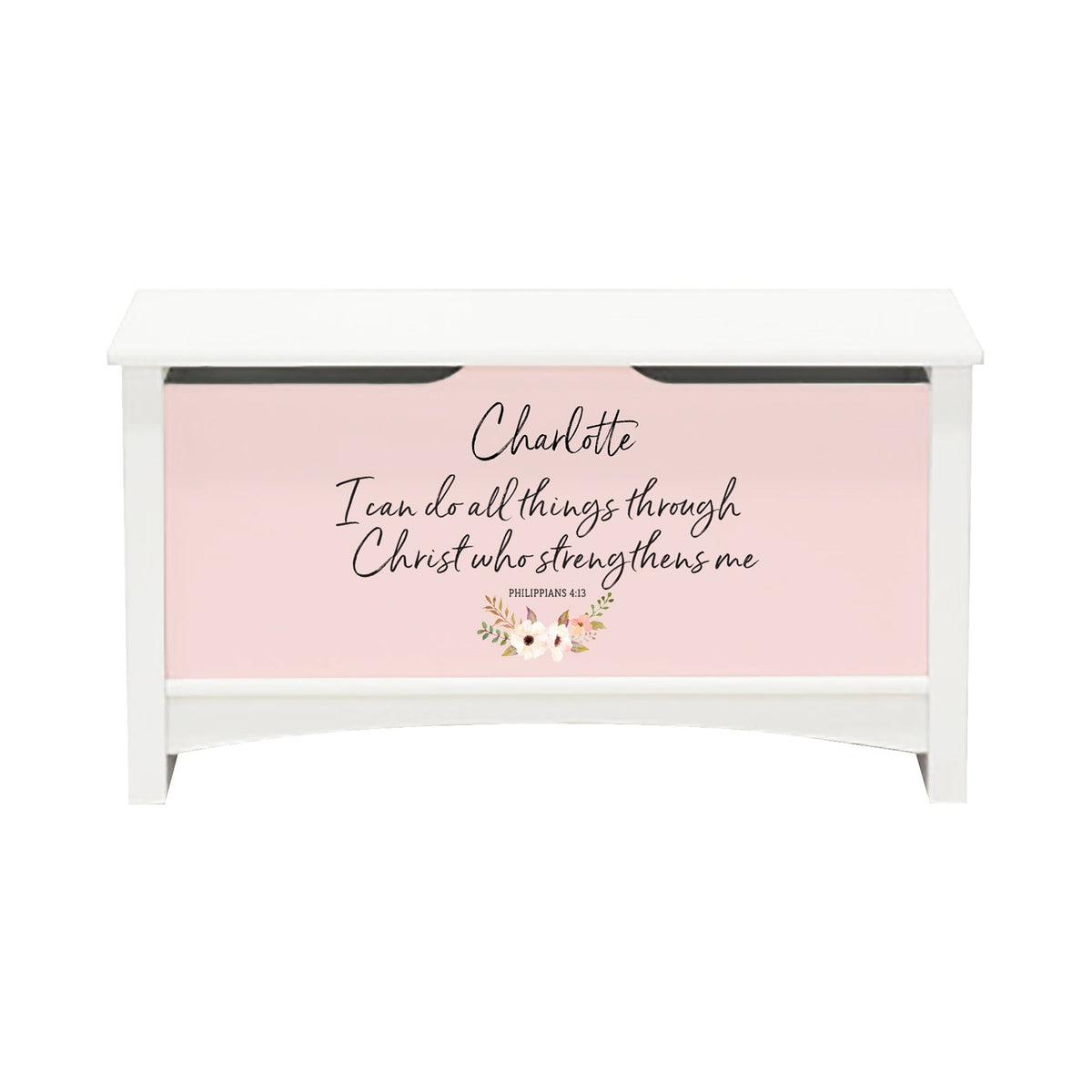 Personalized Room Organizer Toy Blanket Storage Chest Box - (BOYS AND GIRLS) - LifeSong Milestones