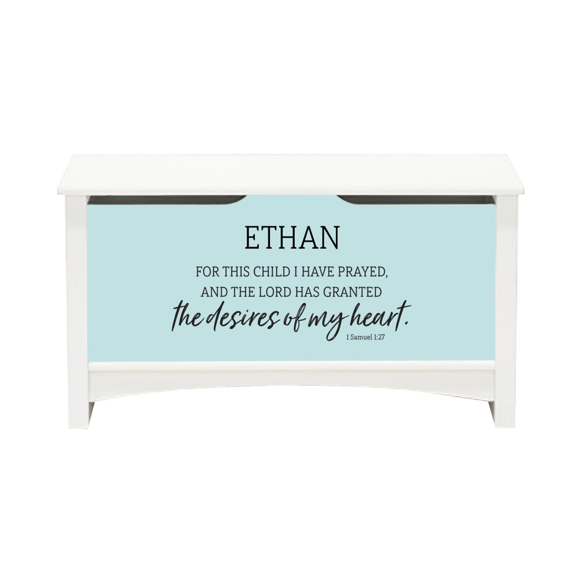 Personalized Room Organizer Toy Blanket Storage Chest Box - (BOYS AND GIRLS) - LifeSong Milestones