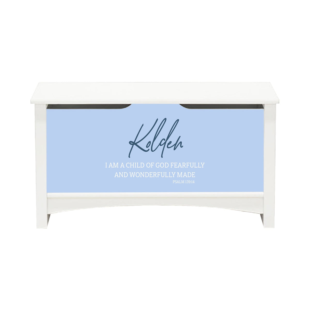 Personalized Room Organizer Toy Blanket Storage Chest Box - (BOYS AND GIRLS) - LifeSong Milestones