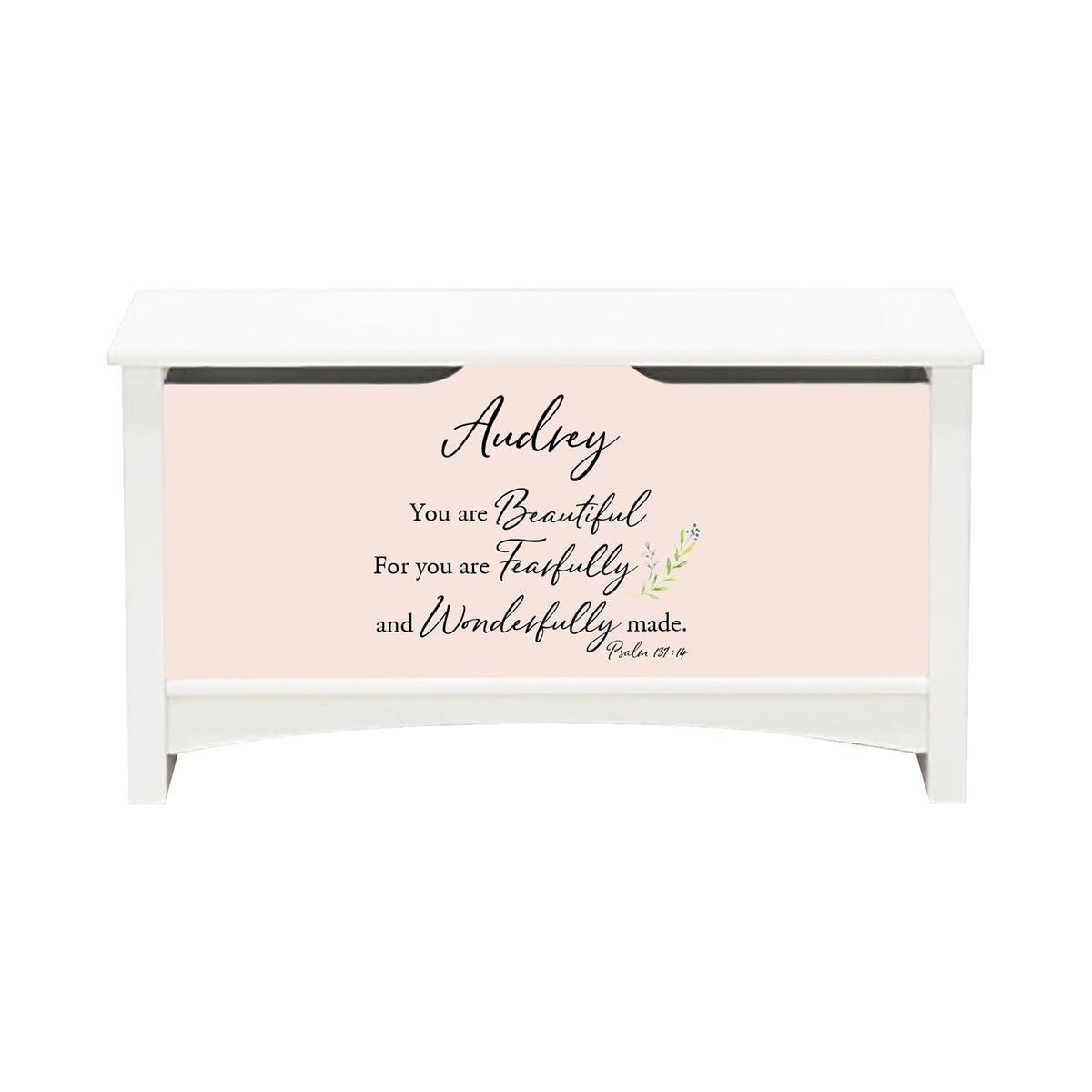 Personalized Room Organizer Toy Blanket Storage Chest Box - (BOYS AND GIRLS) - LifeSong Milestones