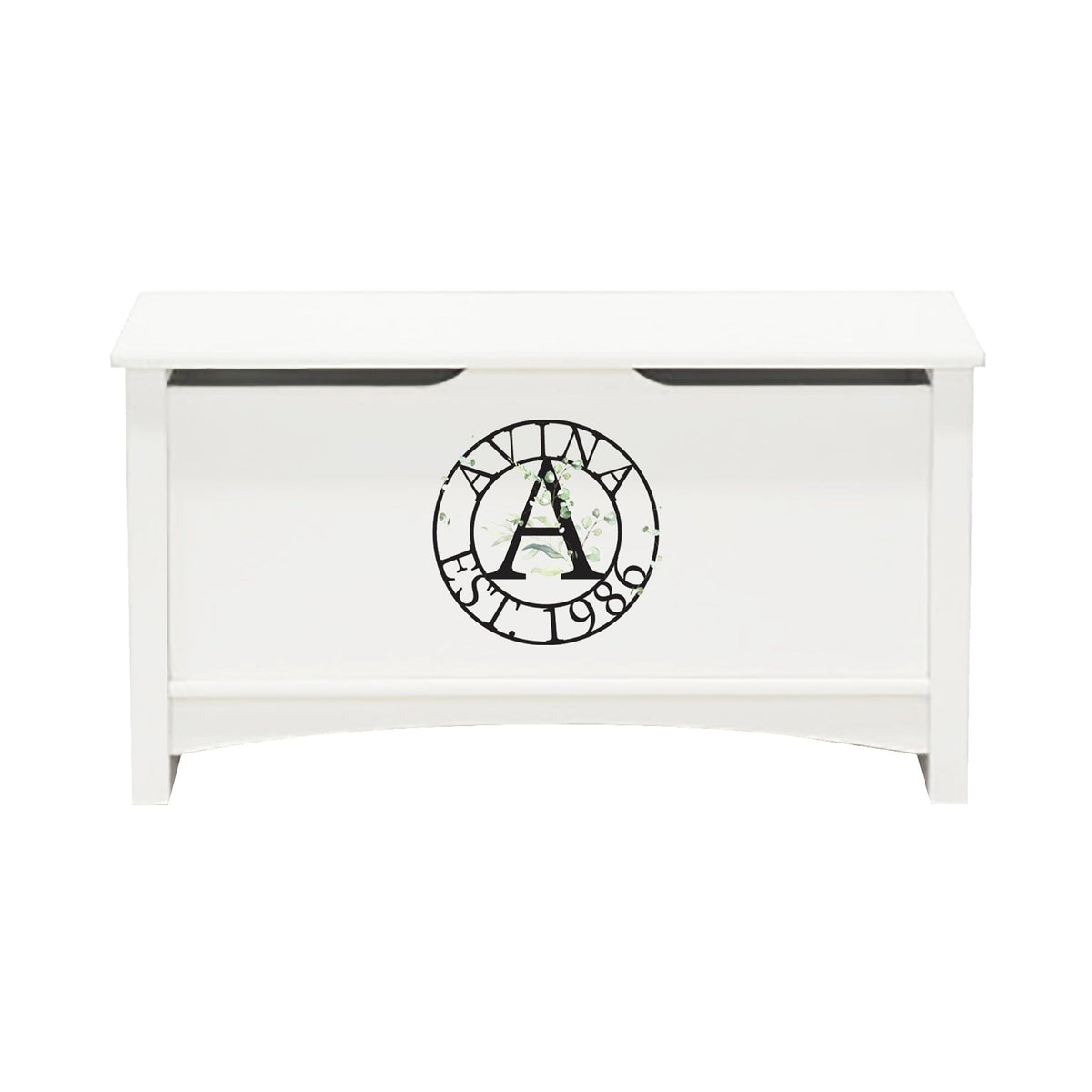 Personalized Room Organizer Toy Blanket Storage Chest Box - (FAMILY) - LifeSong Milestones