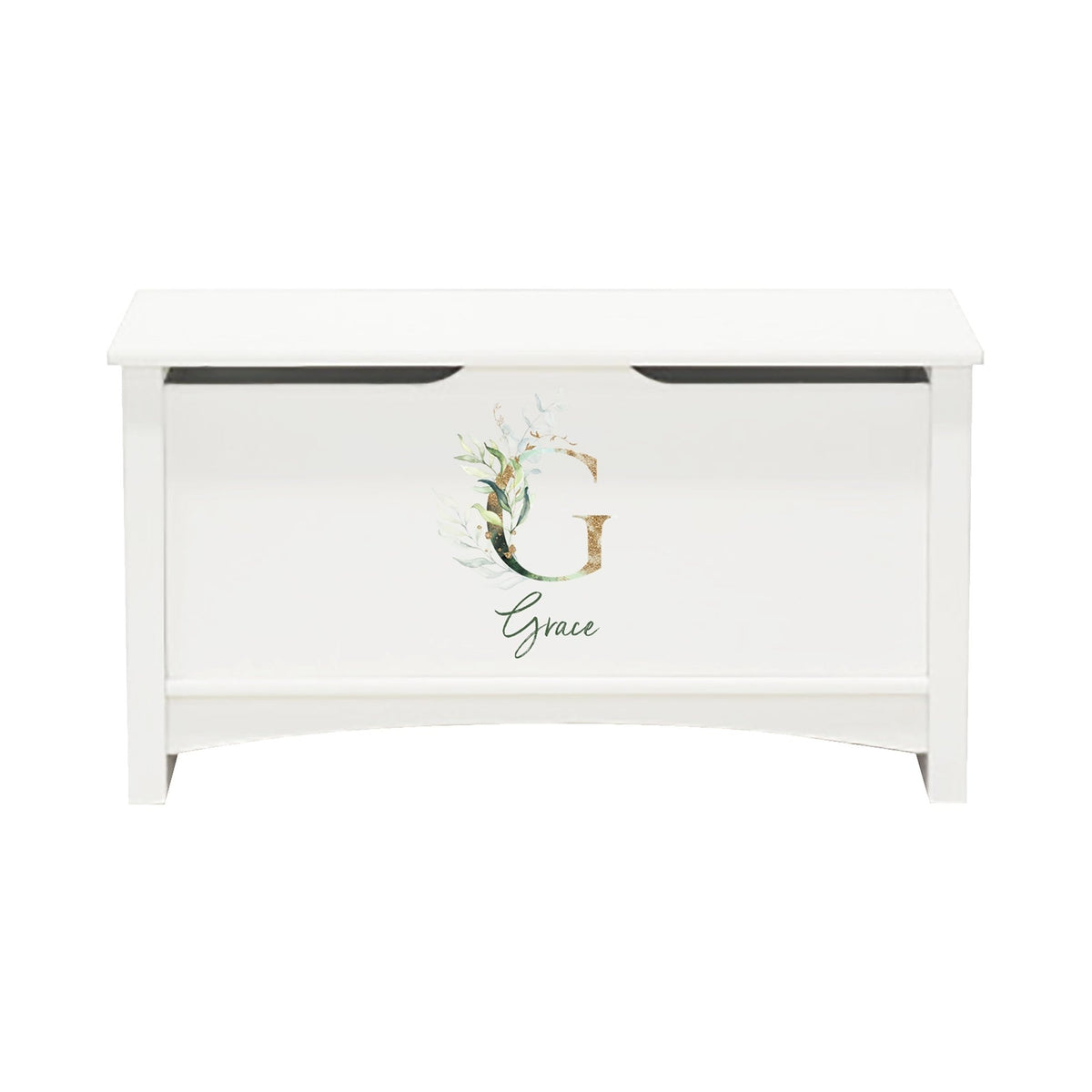 Personalized Room Organizer Toy Blanket Storage Chest Box - (GIRLS) - LifeSong Milestones