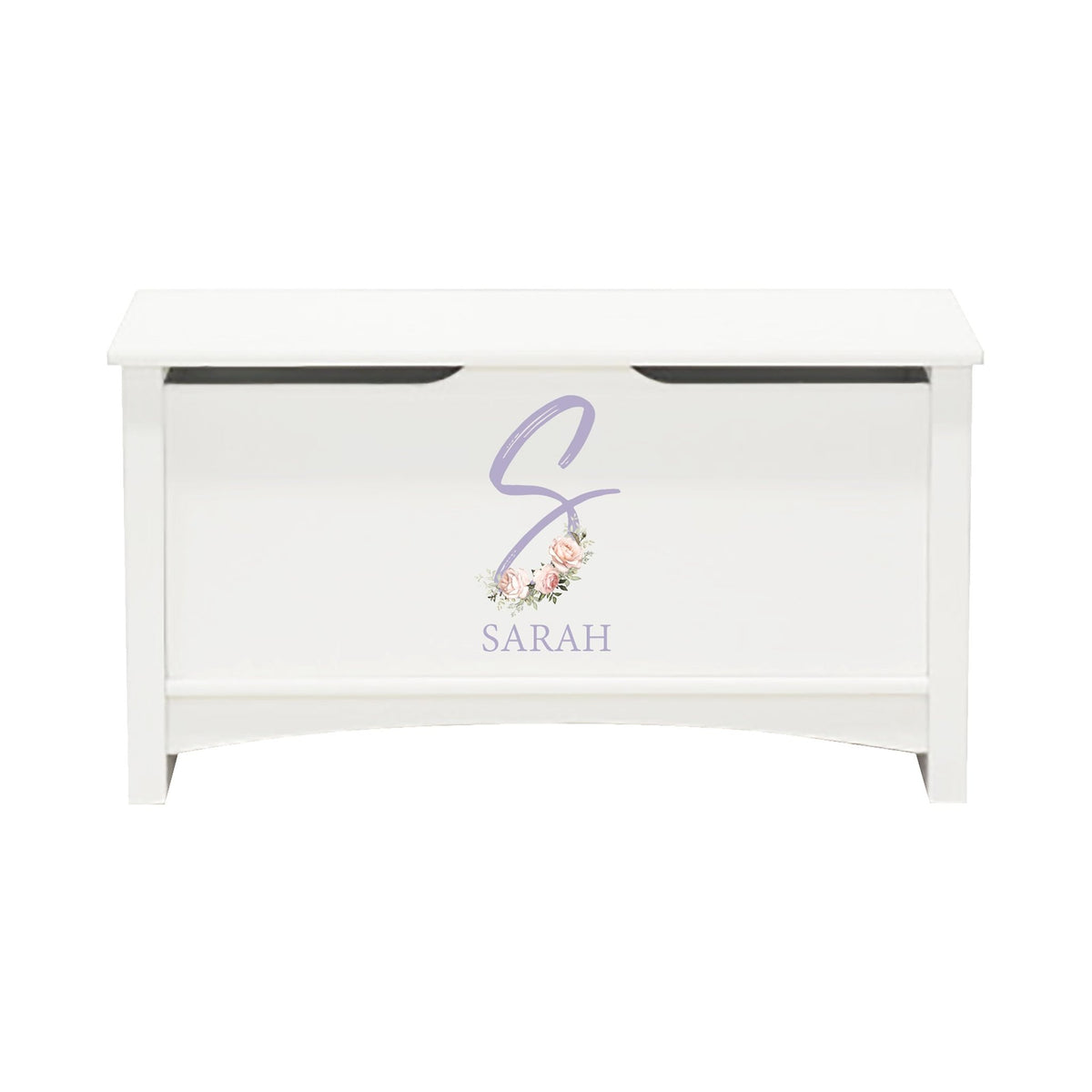 Personalized Room Organizer Toy Blanket Storage Chest Box - (GIRLS) - LifeSong Milestones