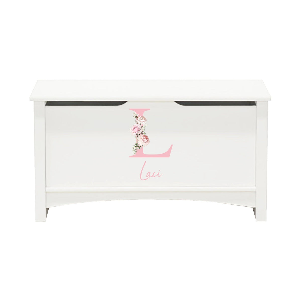 Personalized Room Organizer Toy Blanket Storage Chest Box - (GIRLS) - LifeSong Milestones
