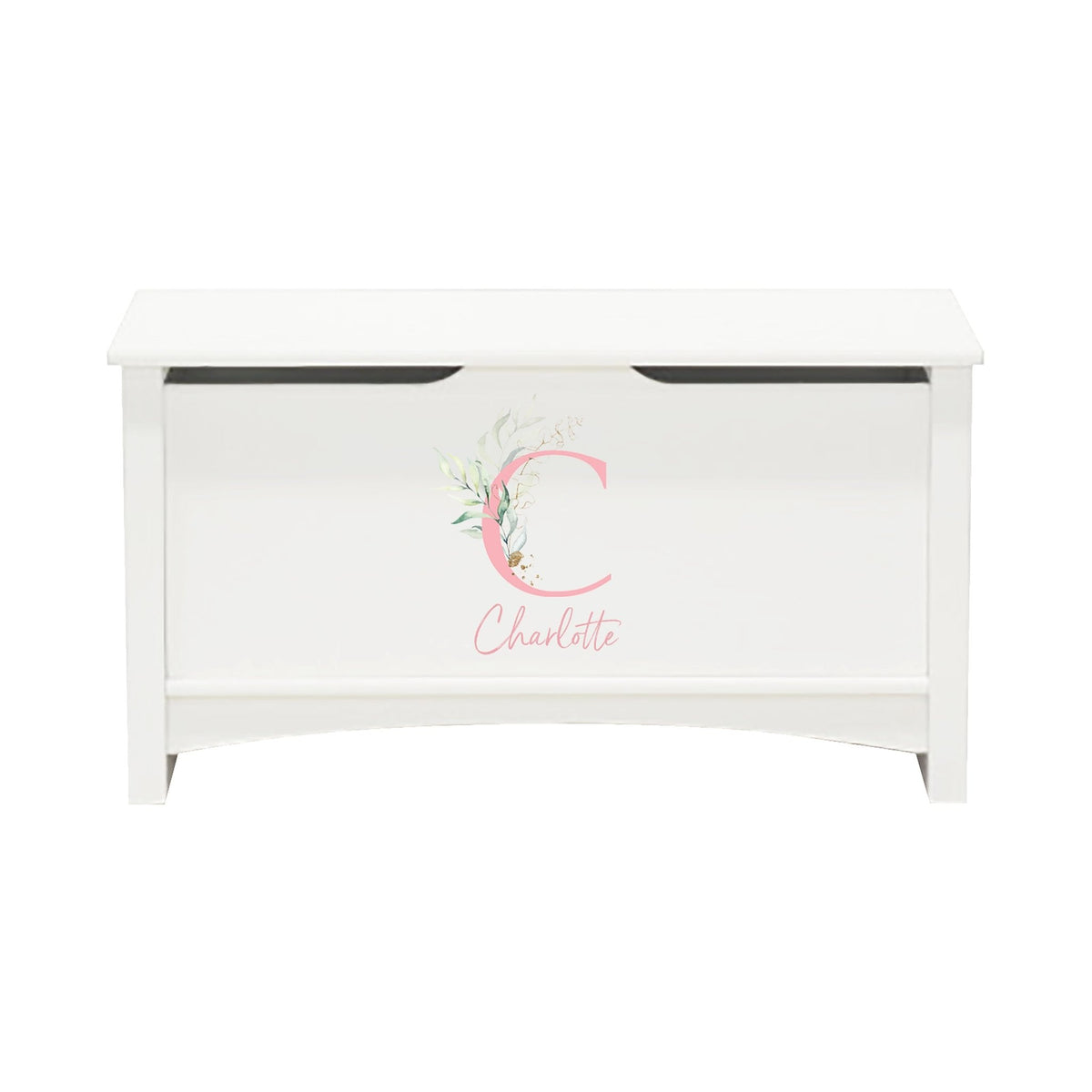 Personalized Room Organizer Toy Blanket Storage Chest Box - (GIRLS) - LifeSong Milestones