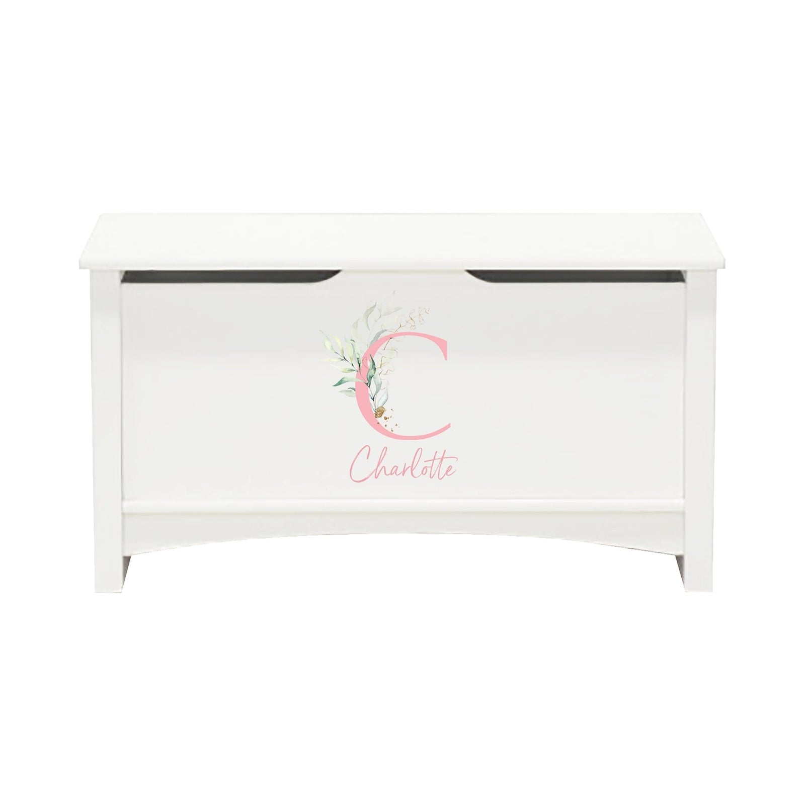Personalized Room Organizer Toy Blanket Storage Chest Box - (GIRLS) - LifeSong Milestones