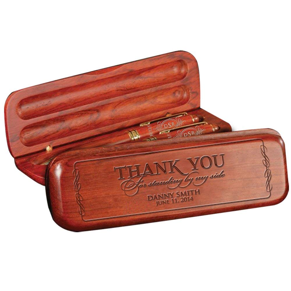 Personalized Rosewood Pen Case - LifeSong Milestones