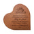 Personalized Sister’s Love Wooden Solid Wood Heart Decoration With Inspirational Verse 5x5.25 - Sister Has Ears That Really = Hug & Hold - LifeSong Milestones