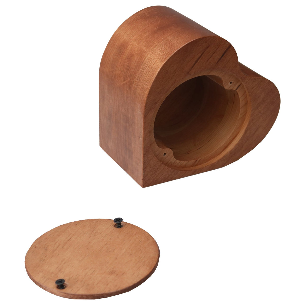 Personalized Small Heart Cremation Urn Keepsake For Human Ashes Because Someone - LifeSong Milestones