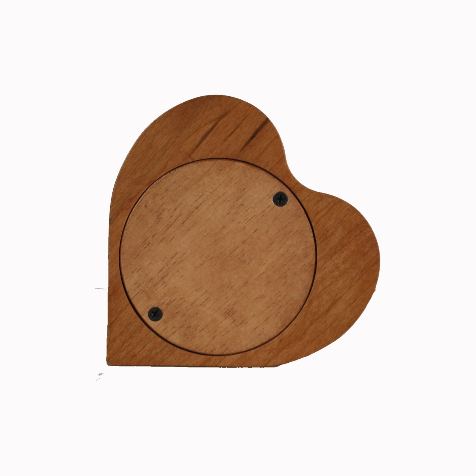 Personalized Wooden Cremation Heart Keepsake Urn For In Loving Memory