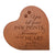 Personalized Small Heart Cremation Urn Keepsake For Pet Ashes - You Left Your Paw Prints - LifeSong Milestones