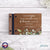 Personalized Small Wooden Memorial Guestbook 9.375x6 - We Know You Would - LifeSong Milestones