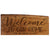 Personalized Solid Cherry Wood Welcome Wall Plaque with Name and Year - LifeSong Milestones