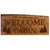 Personalized Solid Cherry Wood Welcome Wall Plaque with Name and Year - LifeSong Milestones