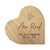 Personalized Engraved Baptism Heart Shaped Tabletop Signs Gift for Godchild