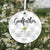 Personalized Unique Wooden Baptism Hanging Ornament Gift for Godfather - Is A Gift Sent From Above - LifeSong Milestones