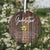 Personalized Unique Wooden Baptism Ornament Gift for Godmother - Having A Godmother Is A Blessing - LifeSong Milestones