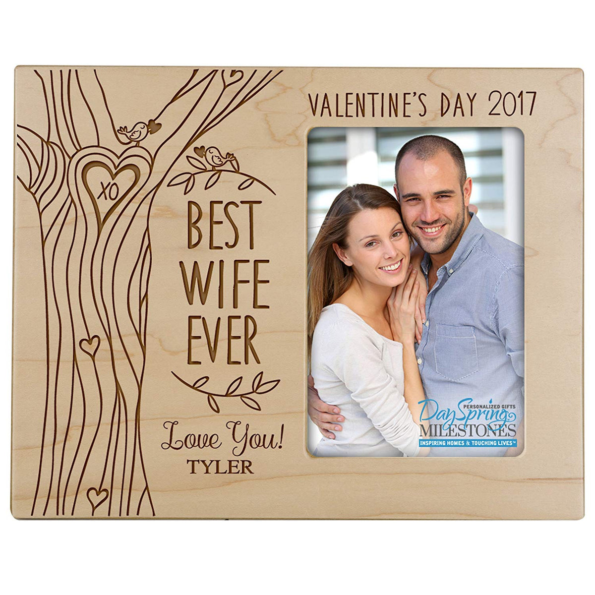 Personalized Valentine's Day Frames - Best Wife Ever - LifeSong Milestones