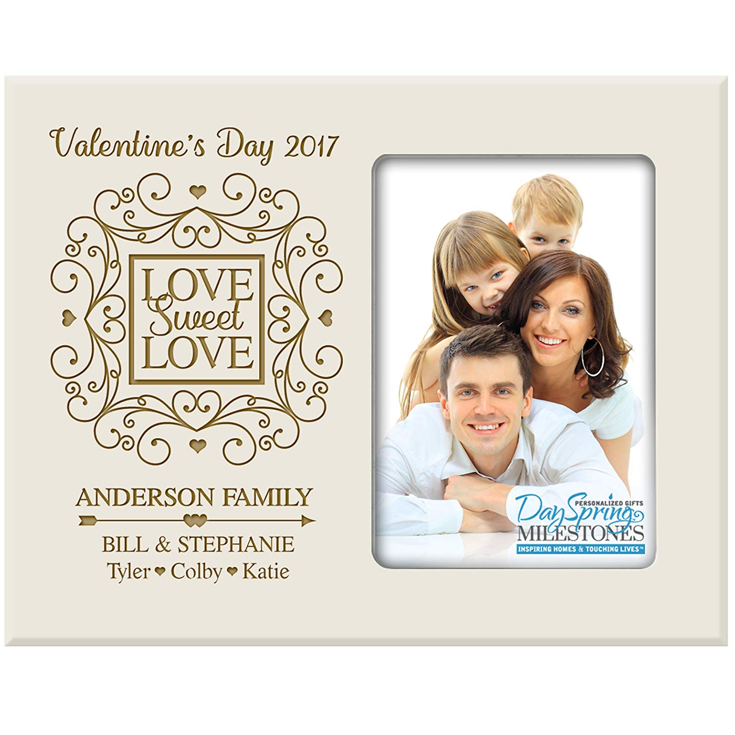 Personalized Valentine's Day Frames - Love Sweet Love - LifeSong Milestones