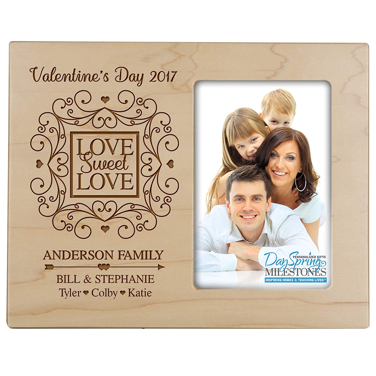 Personalized Valentine's Day Frames - Love Sweet Love - LifeSong Milestones