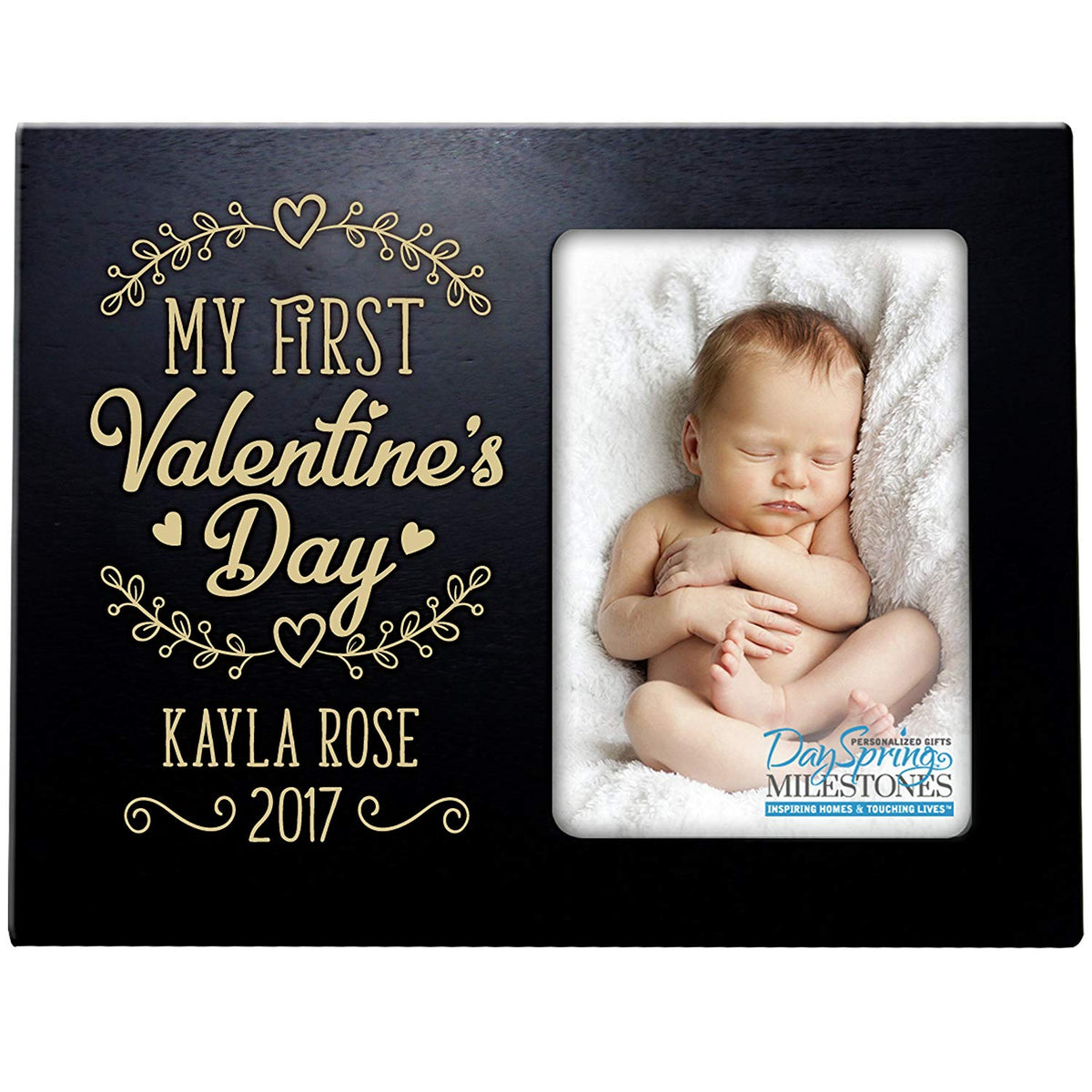 Personalized Valentine&#39;s Day Frames - My First Valentine&#39;s Day - LifeSong Milestones