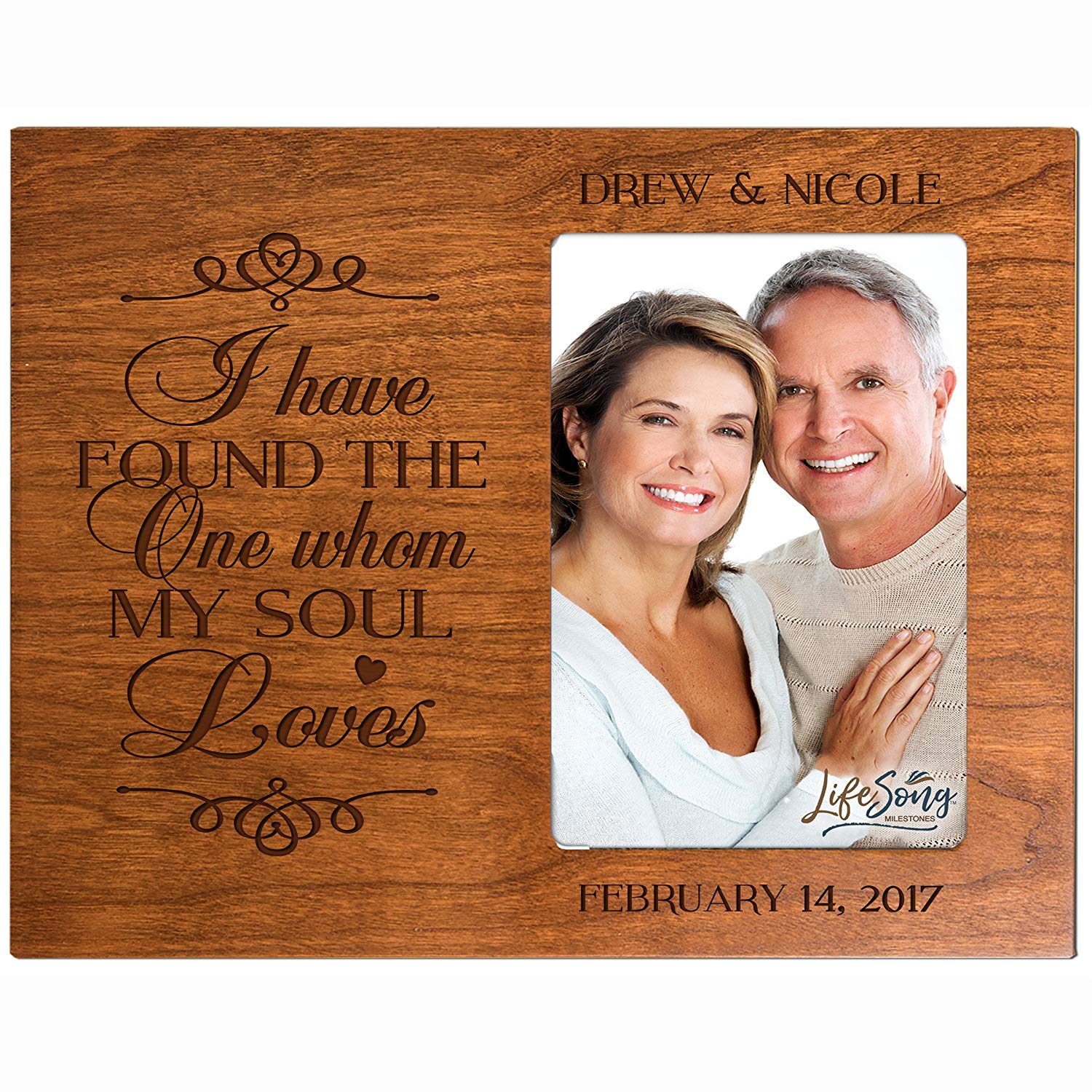 Personalized Valentine's Day Photo Frame - I Have Found The One - LifeSong Milestones
