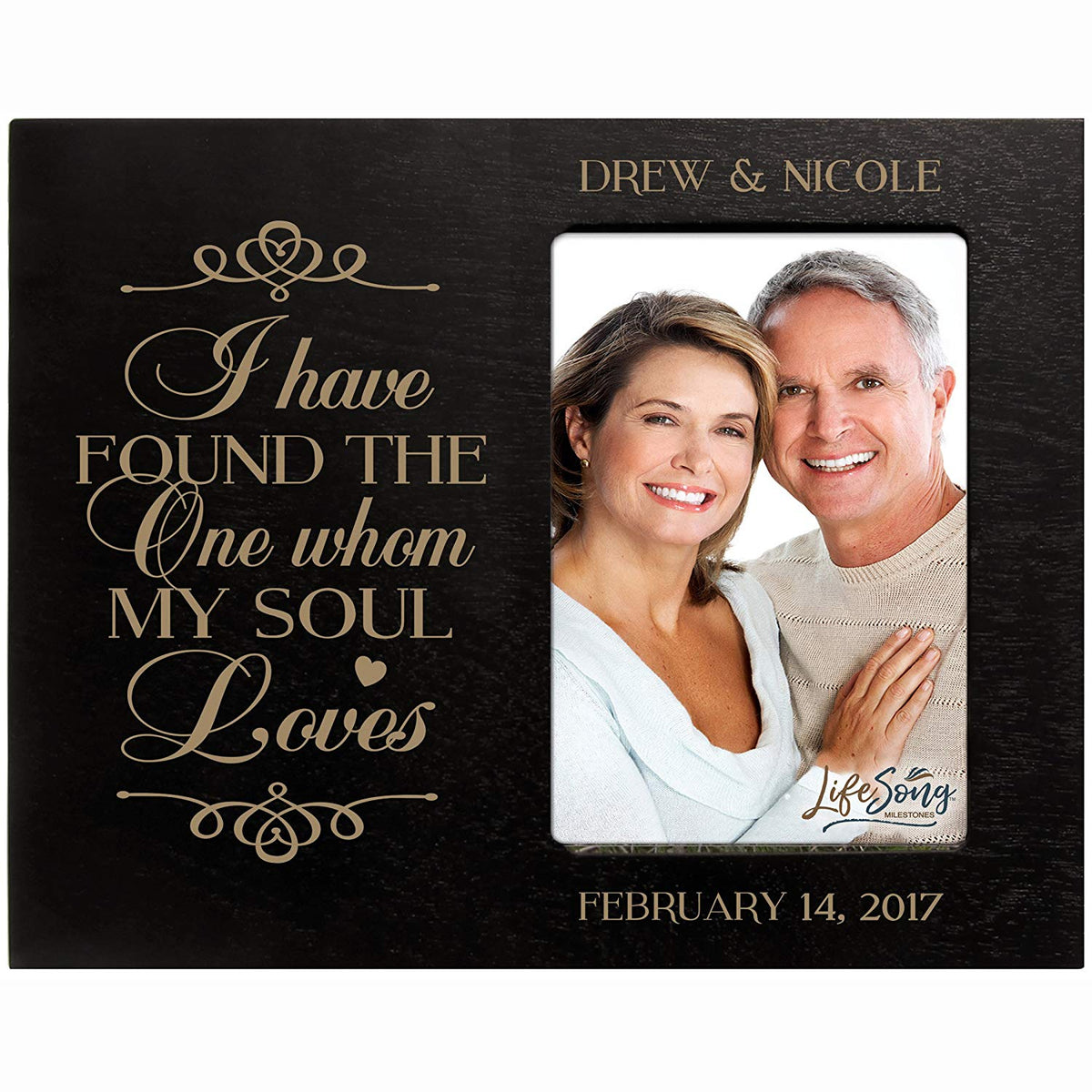 Personalized Valentine&#39;s Day Photo Frame - I Have Found The One - LifeSong Milestones
