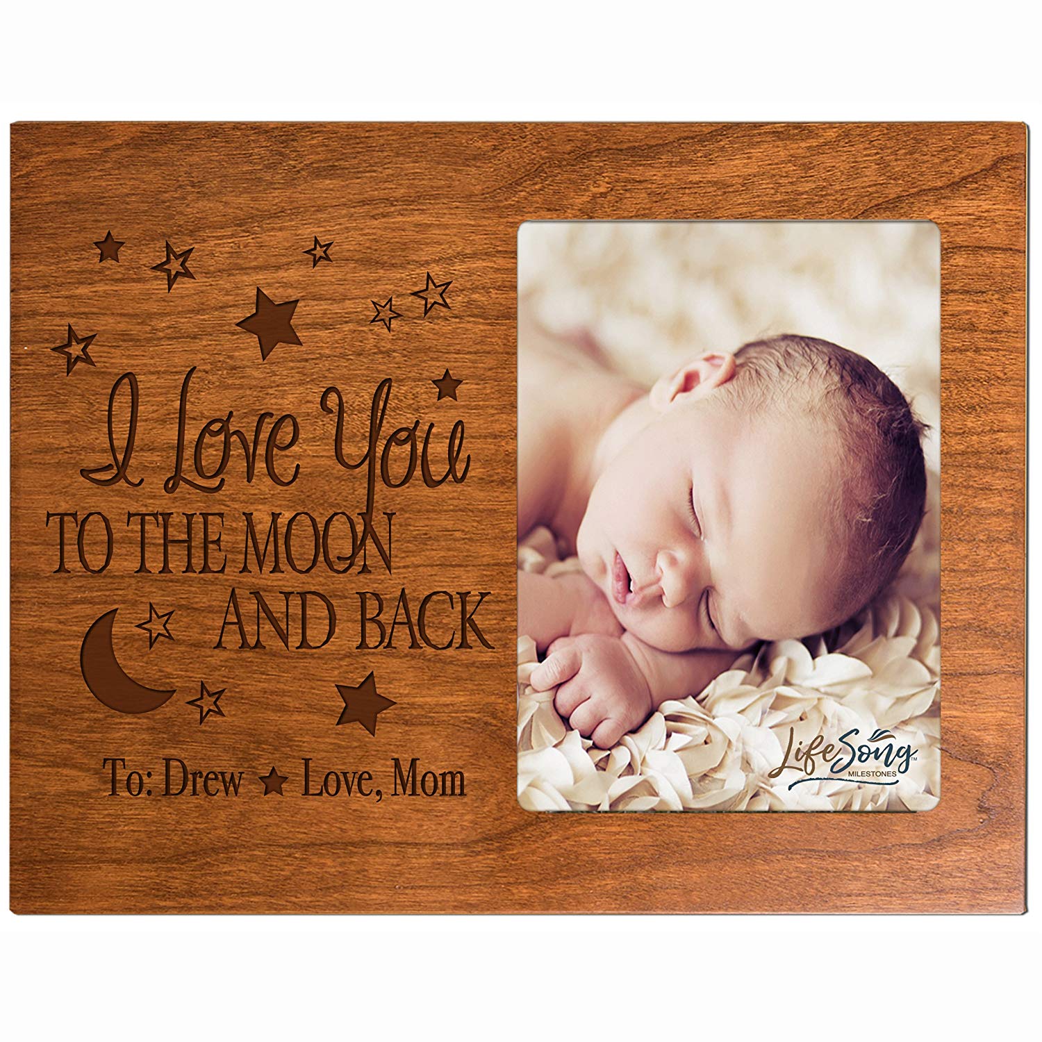 Personalized Valentine's Day Photo Frame - I Love You - LifeSong Milestones